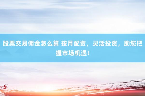 股票交易佣金怎么算 按月配资，灵活投资，助您把握市场机遇！