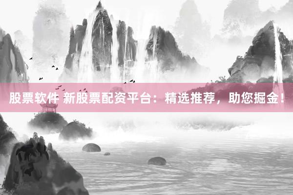 股票软件 新股票配资平台：精选推荐，助您掘金！