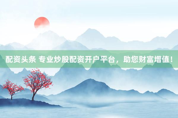 配资头条 专业炒股配资开户平台，助您财富增值！